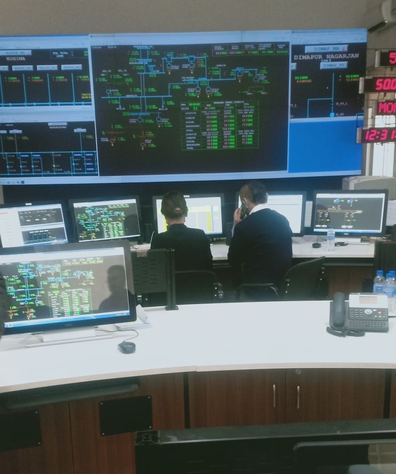 Photo released by the DoPN showing the newly inaugurated SLDC in Dimapur.